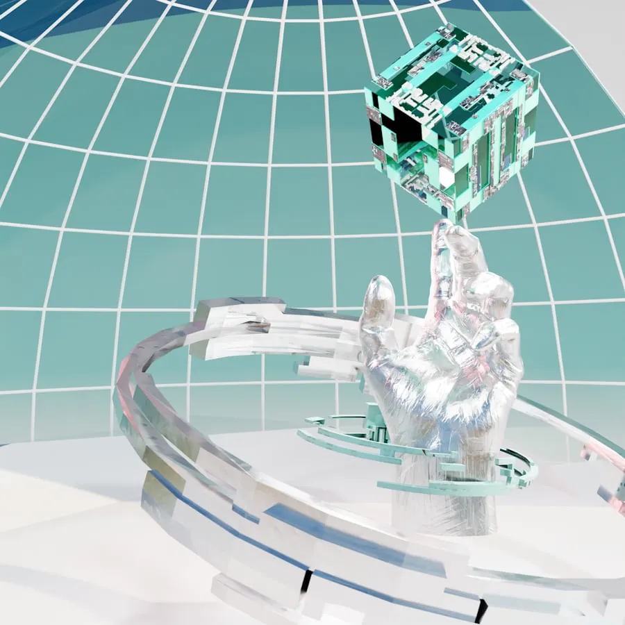 Abstract technology graphic